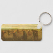 Aardappelplanten door Vincent van Gogh,  kunst Sleutelhanger (Voorkant)