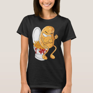 Aardappelpoep, Franse fruitig, gedroogde aardappel T-shirt