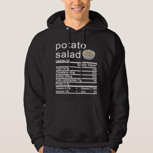 aardappelsalade hoodie (Voorkant)