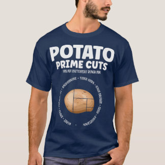 Aardappelteelt Plant Vegan Butchery Vegetarian T-shirt
