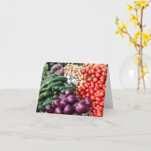 Aardappelvezels Tomaten Aardappelen Groentemengsel Kaart (Gele Bloem)