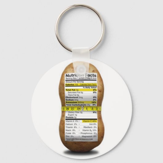 Aardappelvoedingsfactoren Sleutelhanger (Voorkant)