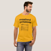Aardappelvoedingsinformatie T-shirt (Voorkant volledig)