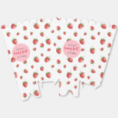 Aardbei 1e verjaardag Berry First Bedankdoosjes (Ongevouwen)