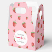 Aardbei 1e verjaardag Berry First Bedankdoosjes (Geopend)