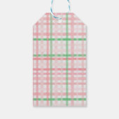 Aardbei 1e verjaardagsfeestje bes eerste cadeaulabel (Achterkant)