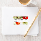 aardbei - aangepast Jam no2-label Etiket (Insitu)