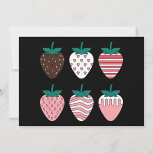 Aardbei Aardbeien Fruit Liefhebber Boeren Tuin Feestdagenkaart