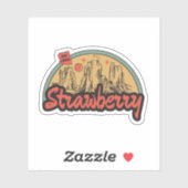 Aardbei, Arizona Sticker (Vel)