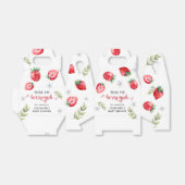 aardbei Baby shower Hartelijk dank Bedankdoosjes (Uitgevouwen)