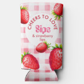 Aardbei Bachelorette Blijven Cool Berry Crew (Achterkant)