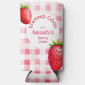 Aardbei Bachelorette Blijven Cool Berry Crew (Voorkant)