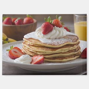 Aardbei & Banaan Pannenkoeken Magneet