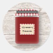 Aardbei behoudt Sticker (Voorkant)