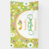 Aardbei 'Berry First' 1e verjaardag banner (Verticaal)