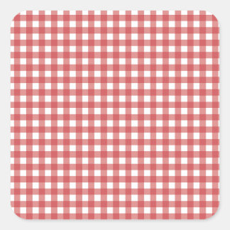 Aardbei Berry First Birthday Vierkante Sticker