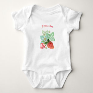 Aardbei, bessen rood. romper