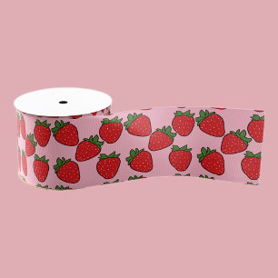 Aardbei Birthday Party Theme Grosgrain Lint