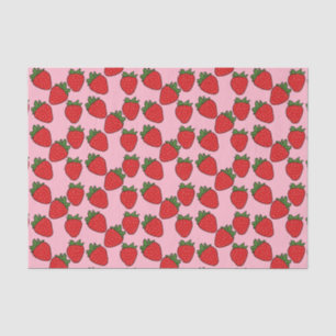 Aardbei Birthday Party Theme Wrapping Paper Tissuepapier