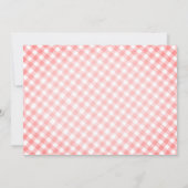 Aardbei Birthday Party ・ Two Sweet Invitation Kaart (Achterkant)