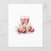 Aardbei Bloemen Guess Jurk Vrijgezellenfeest spel (Achterkant)