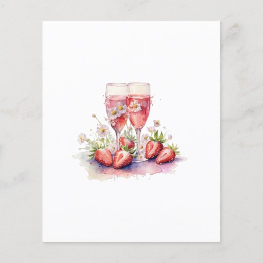 Aardbei Bloemen Guess Jurk Vrijgezellenfeest spel (Achterkant)