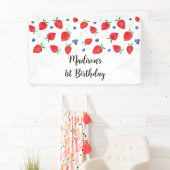 Aardbei Blueberry Birthday Spandoek (Insitu)