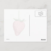 Aardbei Briefkaart (Achterkant)