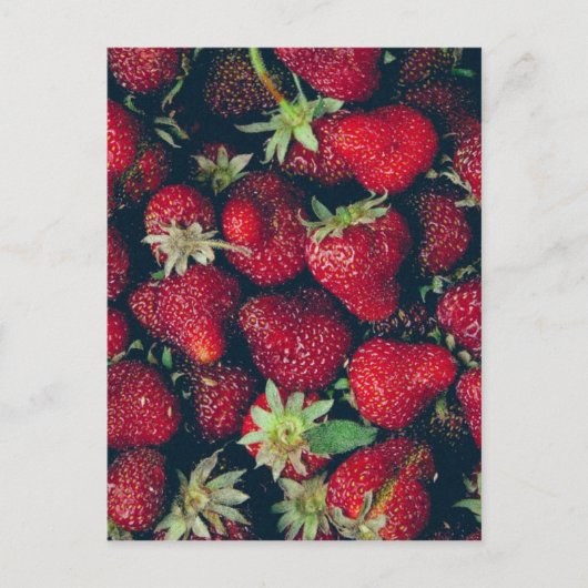 Aardbei Briefkaart (Voorkant)