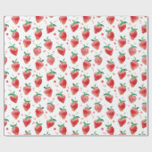 Aardbei Cadeaupapier (Vlak)