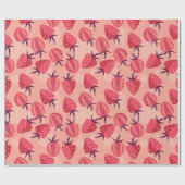 Aardbei Cadeaupapier (Vlak)