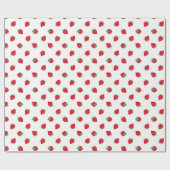 Aardbei Cadeaupapier (Vlak)