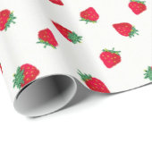 Aardbei Cadeaupapier (Rol Hoek)