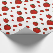 aardbei cadeaupapier (Hoek)