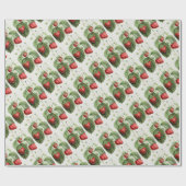  aardbei cadeaupapier (Vlak)