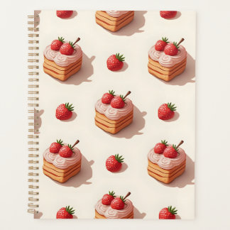 Aardbei cake patroon Planners