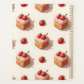 Aardbei cake patroon Planners (Achterkant)