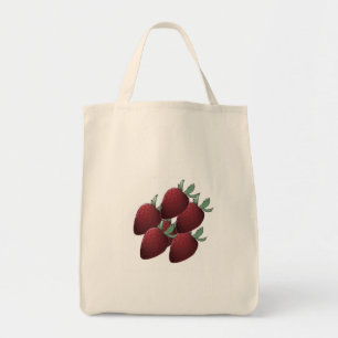 Aardbei-Canvas tas