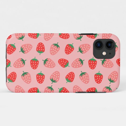 Aardbei Case-Mate iPhone Case (Achterkant (horizontaal))