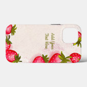 Aardbei Case-Mate iPhone Case (Achterkant (horizontaal))