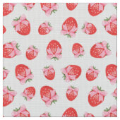 Aardbei Coquette Print Stof (Close Up)