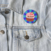 Aardbei cupcake Button (In situ)
