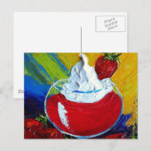 Aardbei Daiquiri Briefkaart (Voorkant / Achterkant)