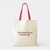 Aardbei Daiquiri Canvas tas (Achterkant)