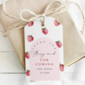 Aardbei dank je bessen veel cadeaulabel