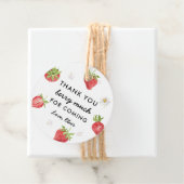 Aardbei Dank Je Veel Bedankjes Labels (In situ)