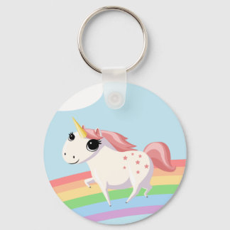Aardbei de Unicorn Sleutelhanger