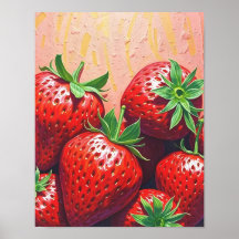 Aardbei Delight Poster