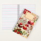 Aardbei Dessert Dreams: Een Collage Notitieboek (Binnen)