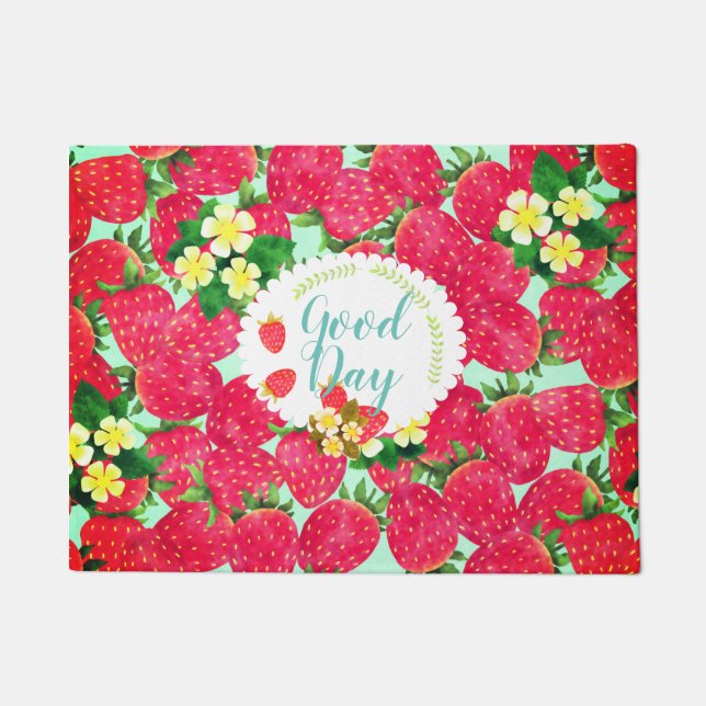 Aardbei Deurmat (Voorkant)